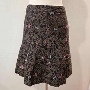 Matthew Williamsom Colorful Silk Cotton Tapestry Skirt